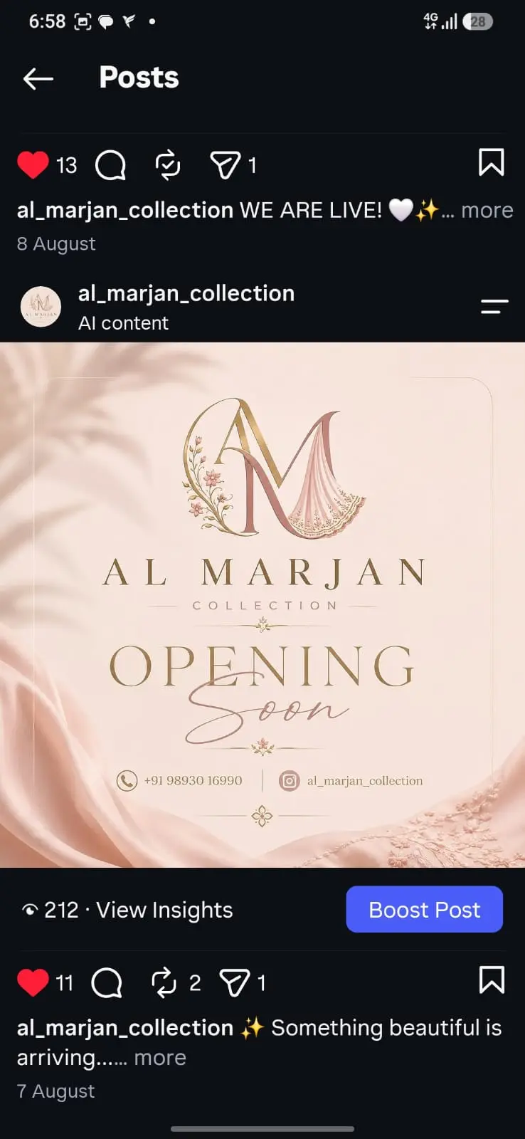 Al Marjan Launch Post