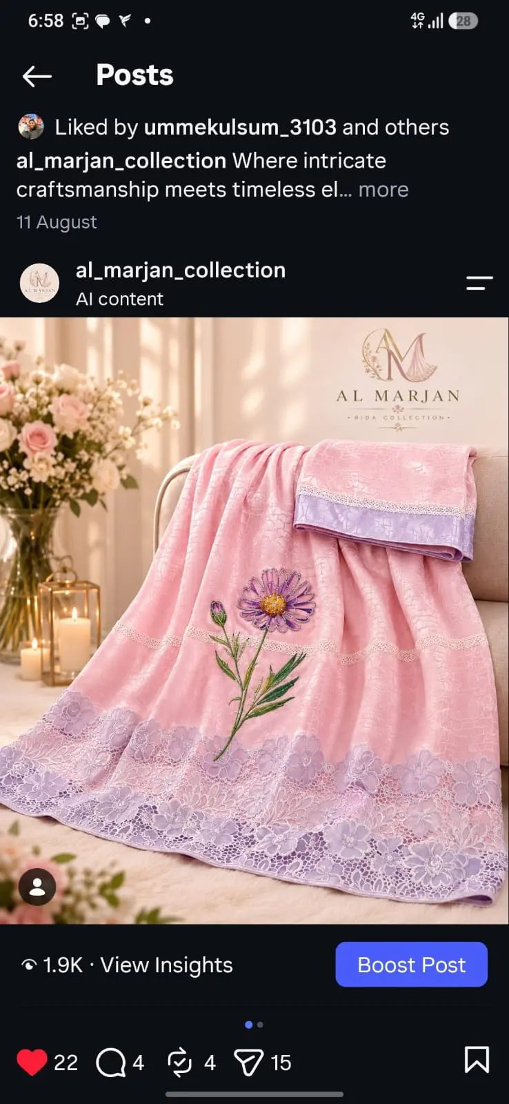 Al Marjan Product Post Views