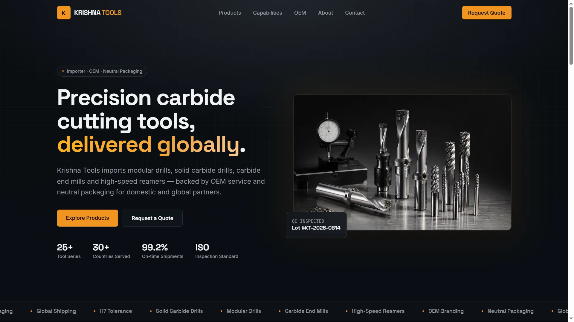 Krishna Tools Machine Catalog